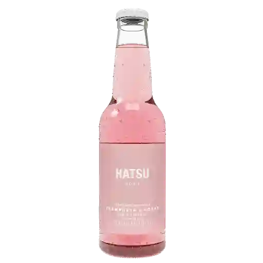 Hatsu Soda Frambuesa Y Rosas X 300 Ml