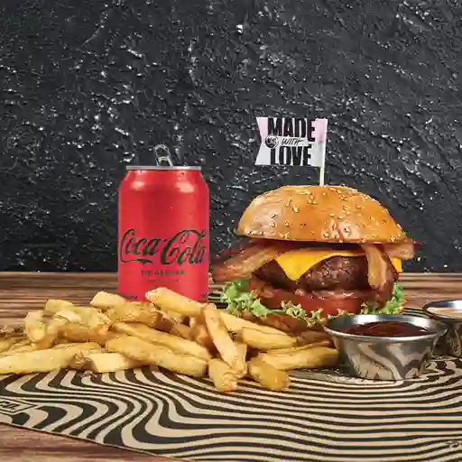 Combo Cheese And Bacon Y Coke Sa