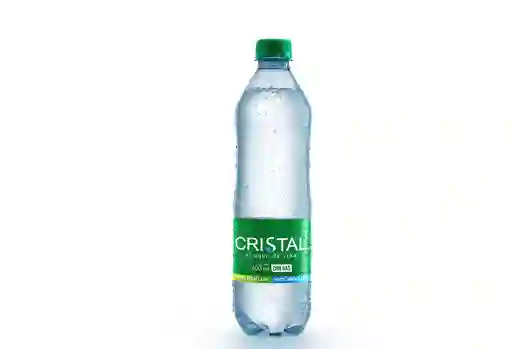 Agua Cristal Con Gas 600ml