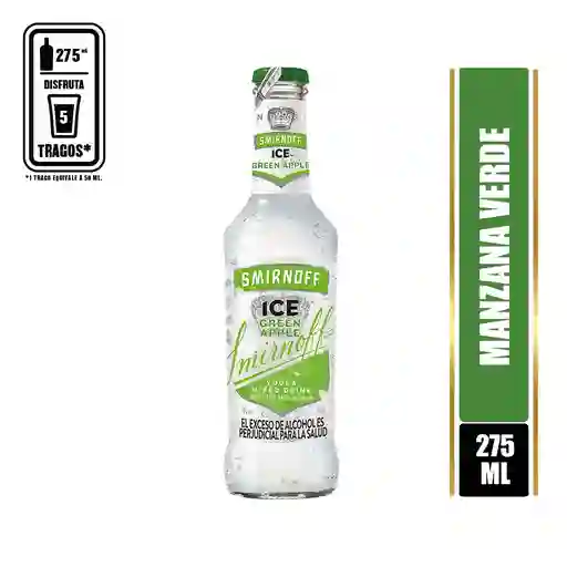 Vodka Smirnoff Green Apple Botella 275ml