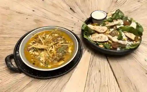 Sopa De Tortilla + Ensalada
