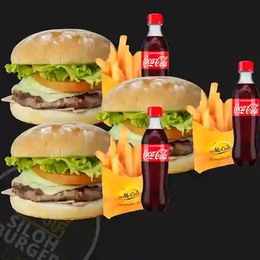 Combo Burger Super Trio