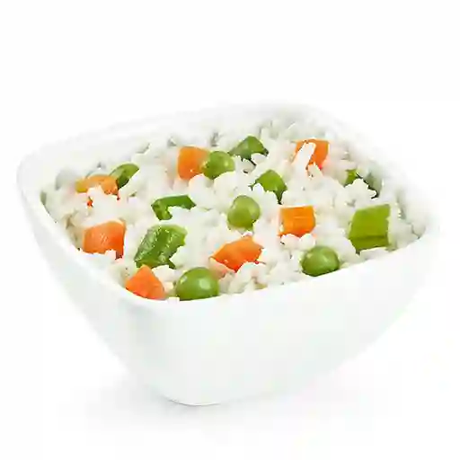 Porción De Arroz Con Verdura