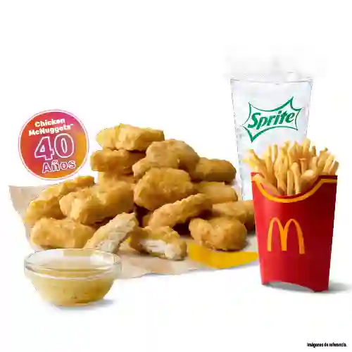 Mccombo Chicken Mcnuggets De 20 Piezas Grande