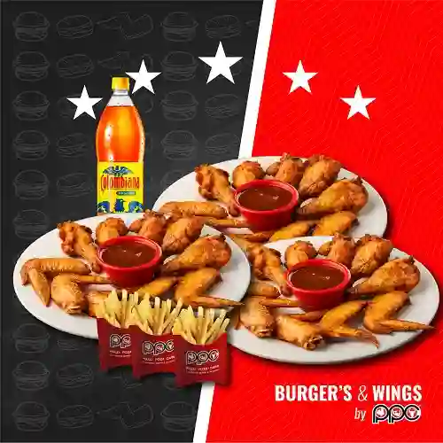 Combo Grande Alitas Ppc Bw