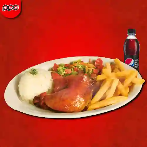 Bandeja Con Pollo Bebida