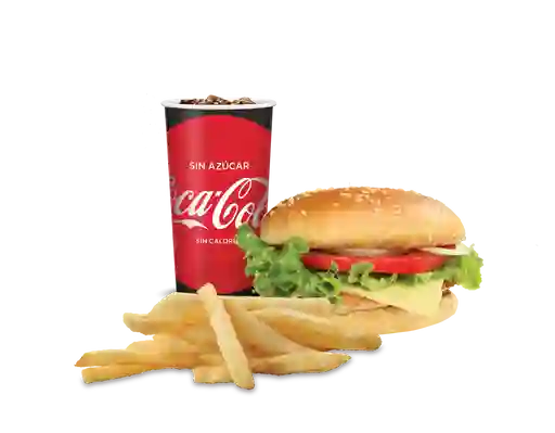 Combo Hamburguesa Asada Tradicional