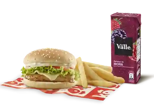 Menu Hamburguesa A La Plancha Y Jugo