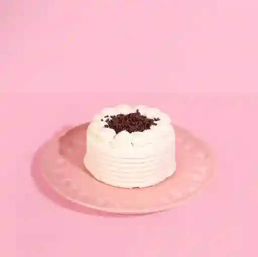 Torta De Vainilla Con Chocolate Mini