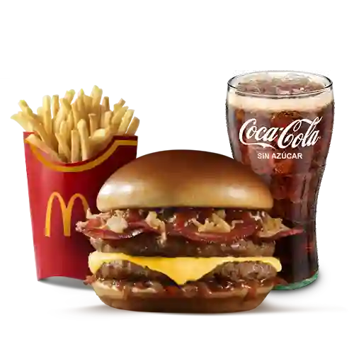 Mccombo Crispy Onion Barbecue 2 Carnes Grande