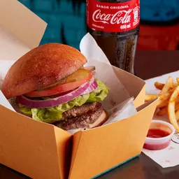 Combo Double Burger + Fries + Bebida