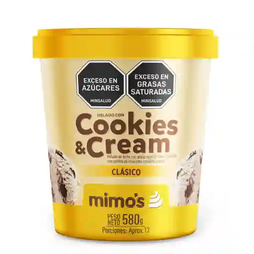 Litro de Helado Clásico Cookies And Crea