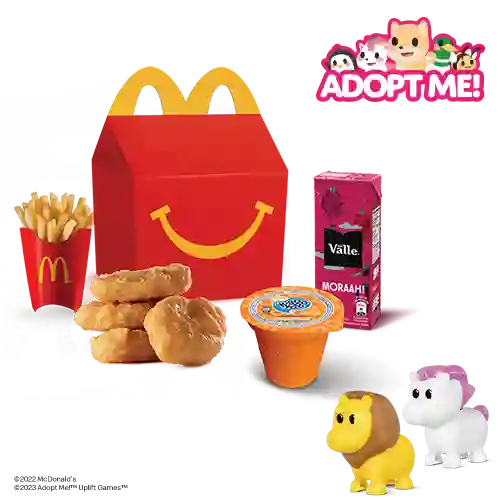 Cajita Feliz Mcnuggets 4 Piezas.