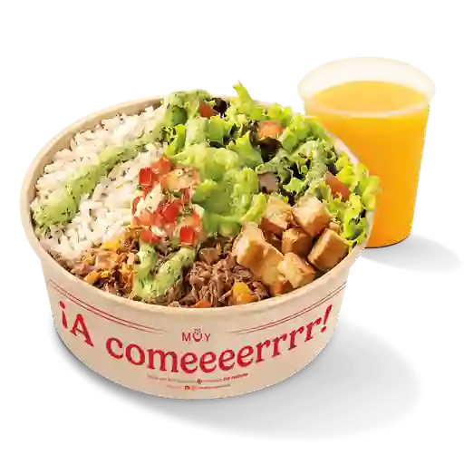 Muy Res Desmechada + Bebida