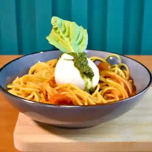 Pasta Espaguettis Al Pomodoro De La Casa