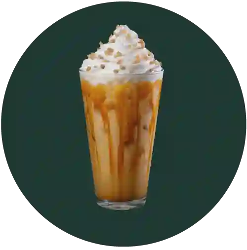 Caramel Flan Latte Helado