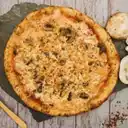 Pizza Pollo Con Champiñones