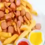 Salchipapa Mixta