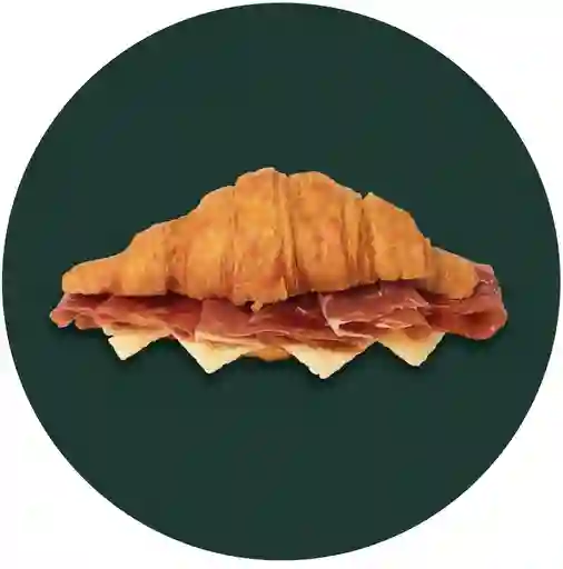 Croissant Mantequilla Jamón Serrano Y Qu