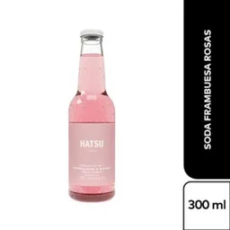 Soda Hatsu Frambuesa & Rosas 300 Ml