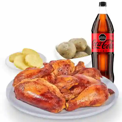 Kokoriko Asado  Papa  Arepa y Coca Cola