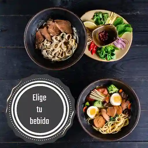 Arma Tu Ramen Con Bebida