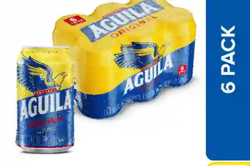 Cerveza Aguila 330 Latasixpack