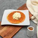 Waffle Sencillo Crema Chantilly