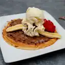 Waffle De Nutella Y Banano