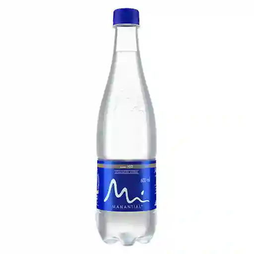 Agua Manantial 600 Ml Con Gas