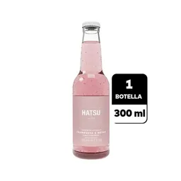 Hatsu Soda Frambuesa Rosas 300ml