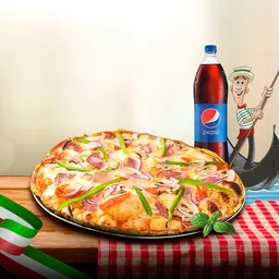 Pizza Gigante + Bebida