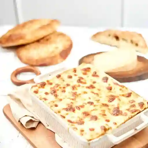 Lasagna Con Pollo Y Tocineta