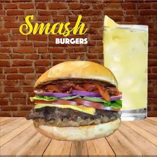 Promo Burger (M-125gr)+limonada 400Ml