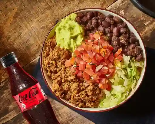 Mexicano Carne + Coca Cola Sin Azúcar