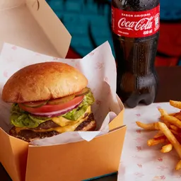 Combo Double Cheeseburger +fries +bebida