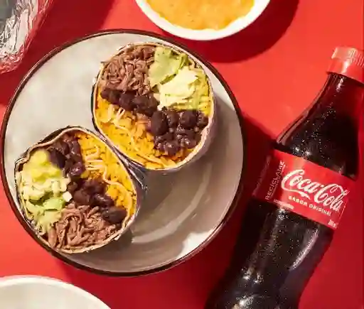 Burrito + Coca Cola