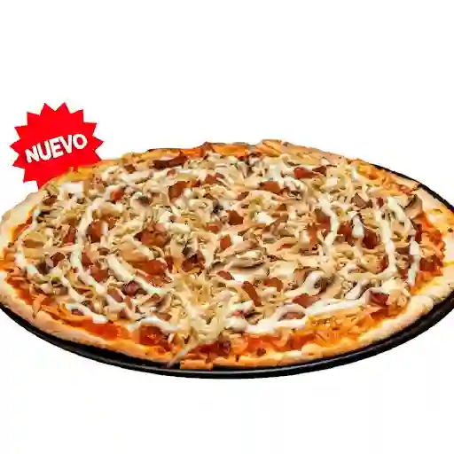 Pizza Con Salsa De Ajo L