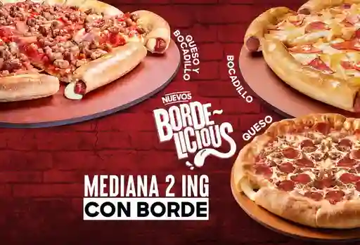Pizza Mediana 2 Ing Borde Queso