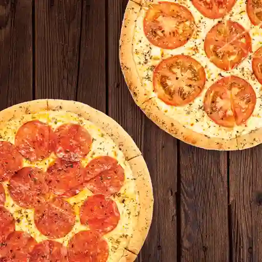 Pizza Mediana Pepperoni+pizza Napolitana