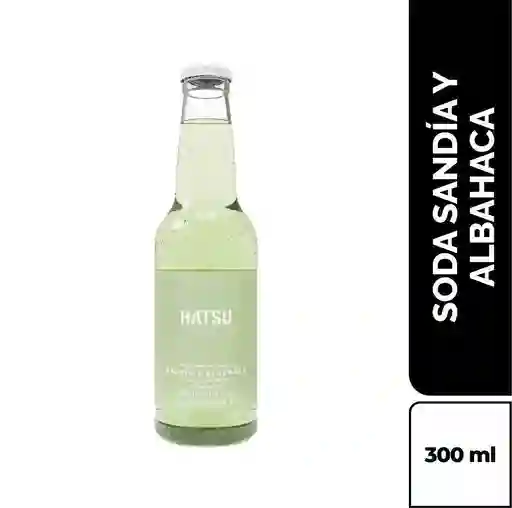 Soda Hatsu De Sandia Y Albahaca 300 Ml