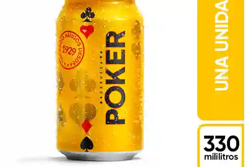 Cerveza Poker Lta 330ml