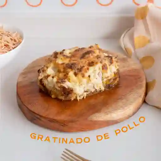 Gratinado De Pollo Con Tocineta