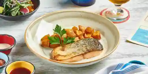 Filete Con Maduritos Y Salmón