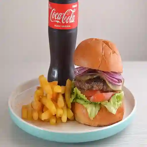 Combo Hamburguesa Clásica Papas Y Bebida