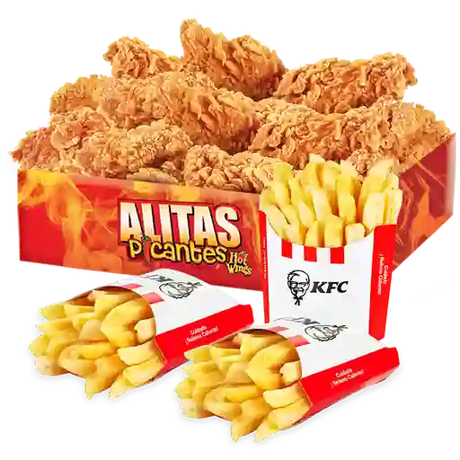 20 Alitas Papas