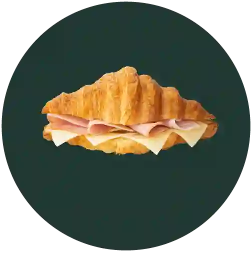 Croissant Mantequilla Jamon Y Queso
