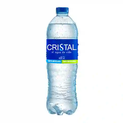 Agua Cristal Sin Gas 600 Ml
