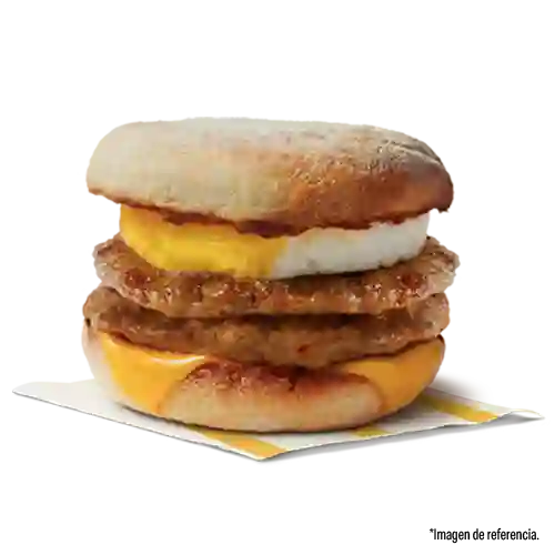 Egg Mcmuffin Doble Salchicha