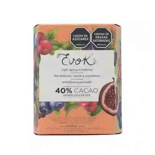 Choc Bbon 40% Café, Hbb,arándan10unx5g